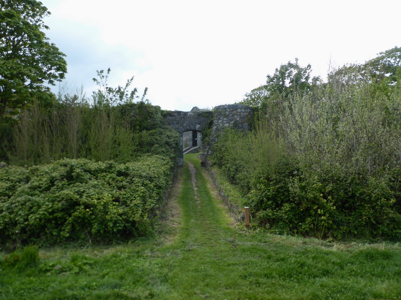 The more modern entrance to the mound