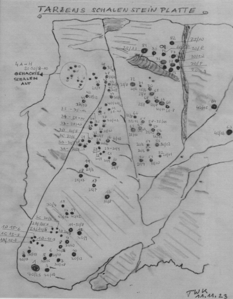 Click for full size image of Pleiades Stone of Tarzens (PID:269856) Pleiades Stone of Tarzens