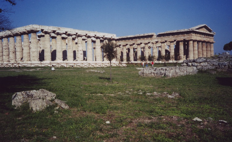 Click for full size image of Poseidonia Temple of Hera (PID:43728) Poseidonia Temple of Hera