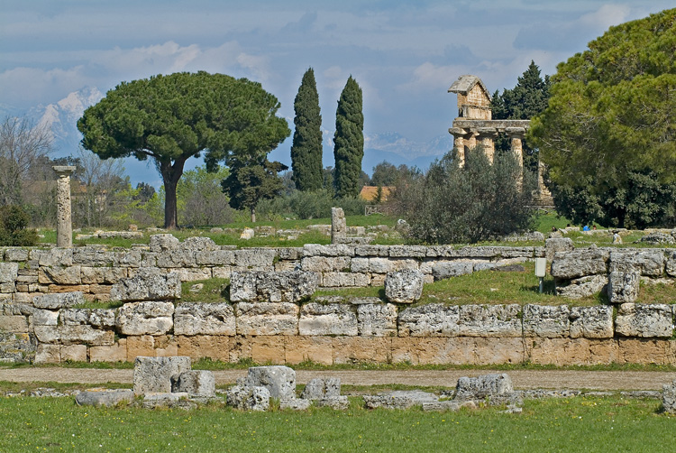 Click for full size image of Poseidonia Temple of Athena (PID:89053) Poseidonia Temple of Athena
