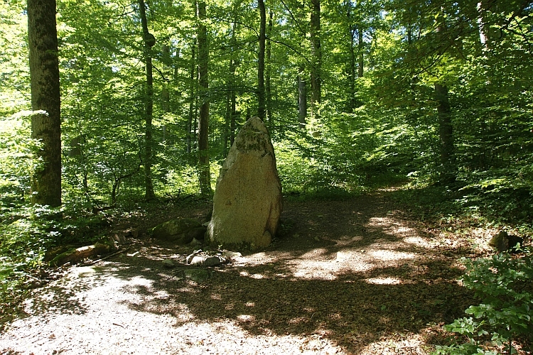 Click for full size image of Les Devens Menhir de Gorgier (PID:104535) Les Devens Menhir de Gorgier
