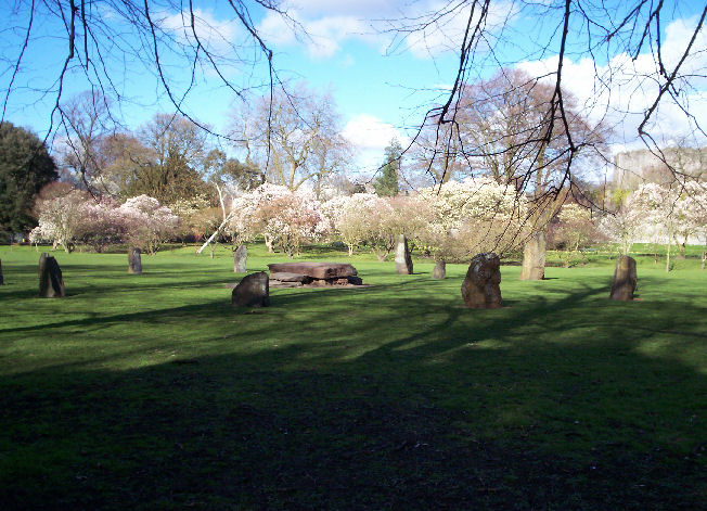 Gorsedd Stone Circle,Bute Park,Coopers Field,Cardiff