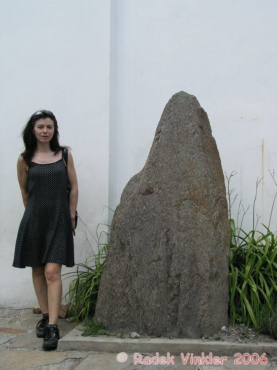 Louny Museum Menhir