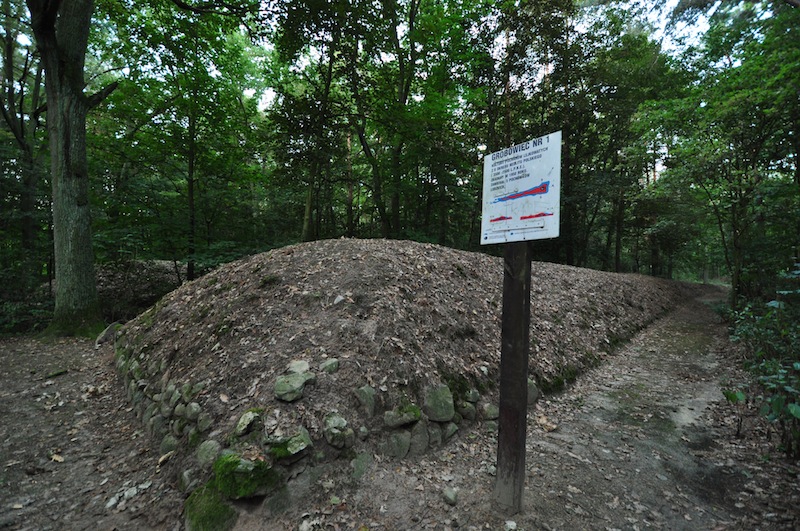 Long Barrows in Sarnowo, Poland.
Tomb 1.