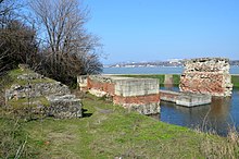 Site in  Romania.

Remnants of Trajan's Roman Bridge that went over the Danube River.

 