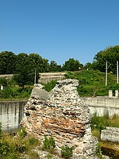 Click for full size image of Trajan's Roman Bridge (PID:252090) Trajan's Roman Bridge