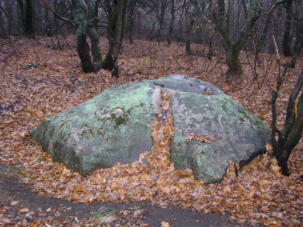 Green Stone on the river Veduga