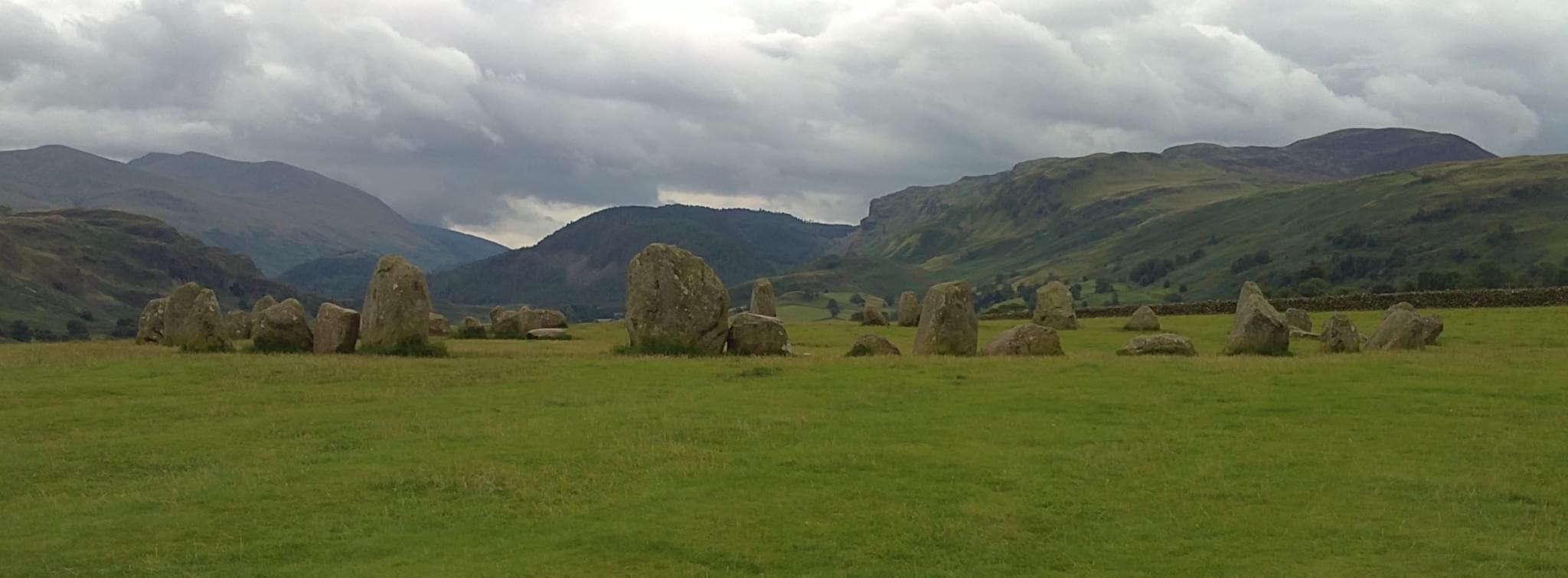 The circle currently consists of 38 standing stones. The tallest stone is 7ft high.
Photo taken Aug 2011
