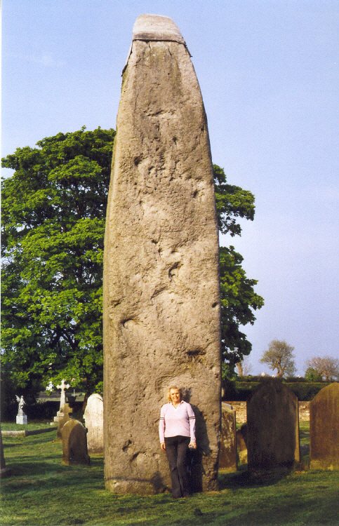 Rudston Monolith with Angie
