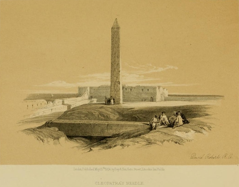 Click for full size image of Cleopatra's Needle (London) (PID:106048) Cleopatra's Needle (London)