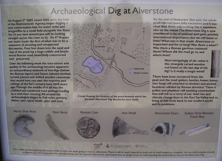 Alverstone Marshes Iron Age track / causeway