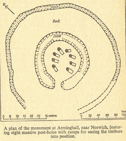 Click for full size image of Arminghall Henge (PID:34741) Arminghall Henge