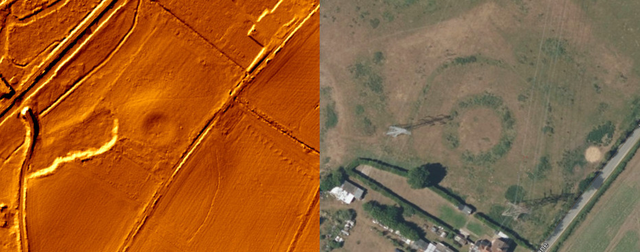 Click for full size image of Arminghall Henge (PID:284715) Arminghall Henge