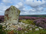 Danby Rigg Cairn With Standing Stone