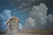 Click for full size image of Danby Rigg Cairn With Standing Stone (PID:272418) Danby Rigg Cairn With Standing Stone