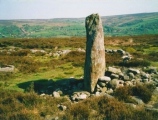 Click for full size image of Danby Rigg Cairn With Standing Stone (PID:116547) Danby Rigg Cairn With Standing Stone