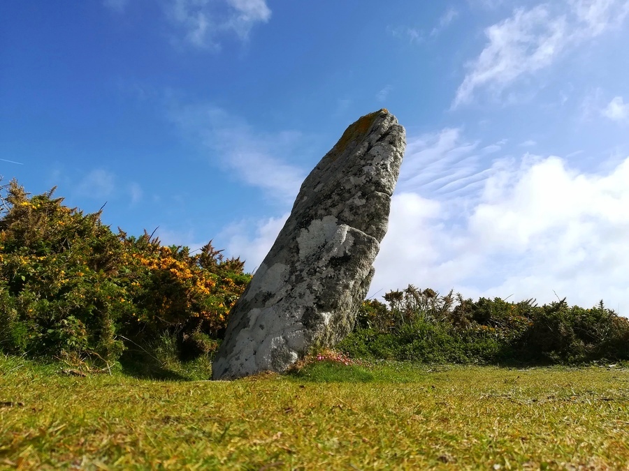 Click for full size image of Old Man of Gugh (PID:241397) Old Man of Gugh