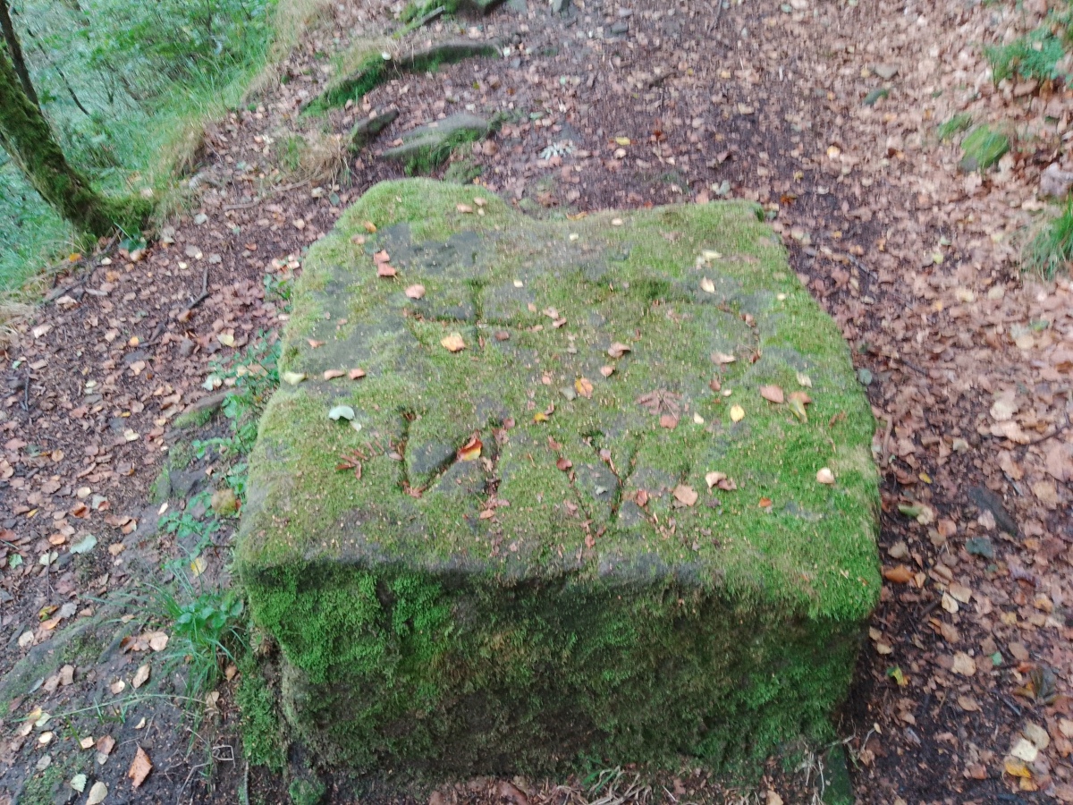 Coffin stone, Cragg Vale