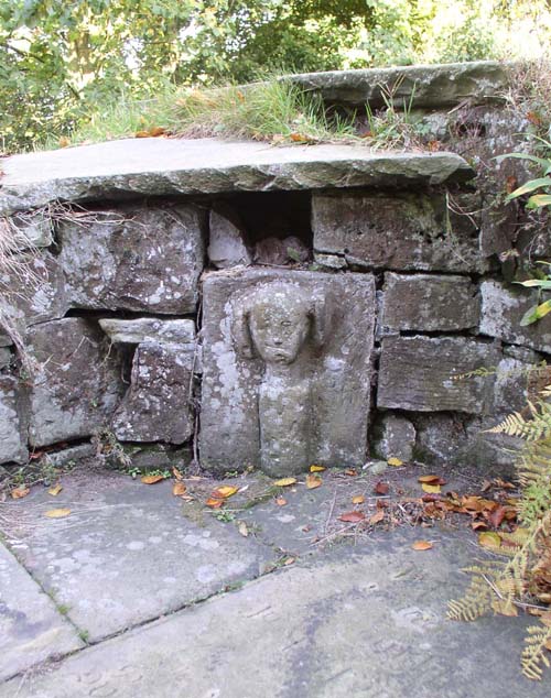 Click for full size image of Rostherne Celtic Head (PID:3676) Rostherne Celtic Head