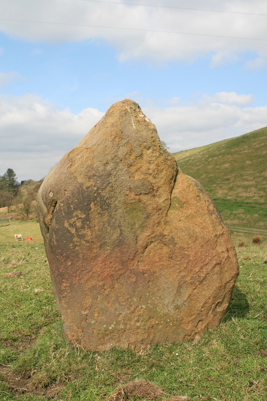 Click for full size image of Stone near Higher Cornfield Farm (PID:100756) Stone near Higher Cornfield Farm