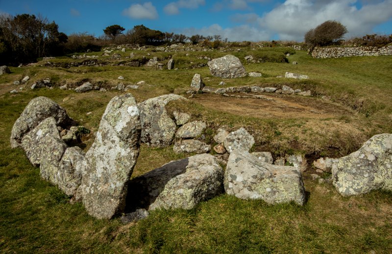 Click for full size image of Carn Euny Village (PID:178453) Carn Euny Village