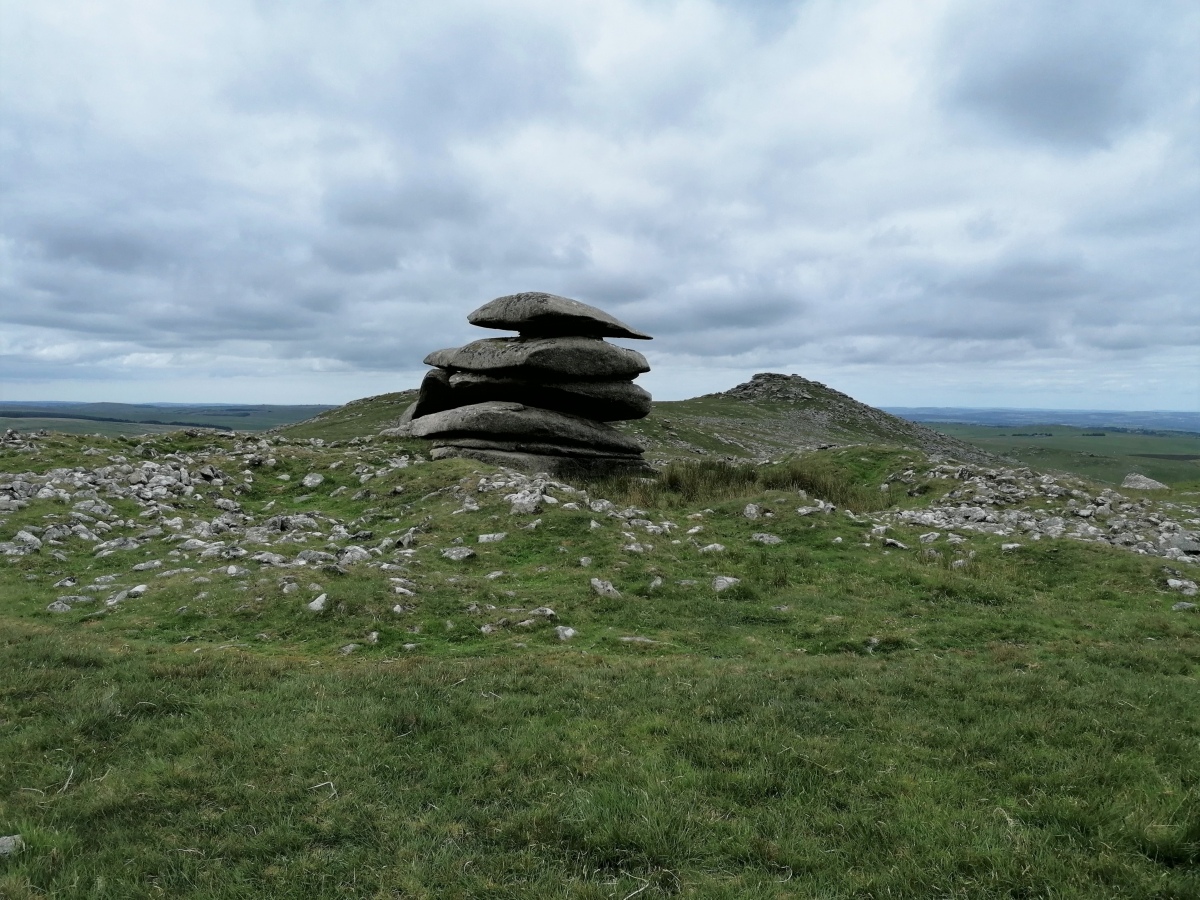 Click for full size image of Showery Tor Ring Cairn (PID:244507) Showery Tor Ring Cairn
