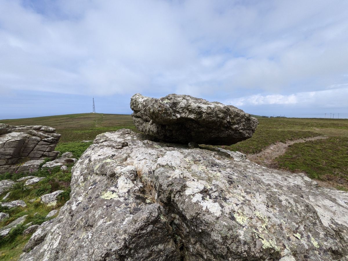 Carn Kenidjack propped stone