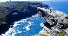 Click for full size image of Tintagel Cliff Castle (PID:231232) Tintagel Cliff Castle