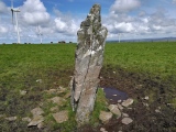 Click for full size image of St Breock Downs Menhir (PID:273501) St Breock Downs Menhir