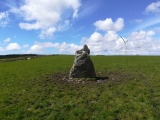 Click for full size image of St Breock Downs Menhir (PID:273500) St Breock Downs Menhir