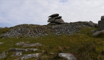Click for full size image of Showery Tor Ring Cairn (PID:273959) Showery Tor Ring Cairn