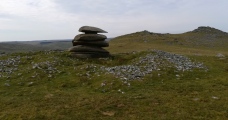 Click for full size image of Showery Tor Ring Cairn (PID:273960) Showery Tor Ring Cairn
