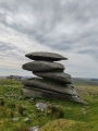 Click for full size image of Showery Tor Ring Cairn (PID:273967) Showery Tor Ring Cairn