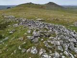 Click for full size image of Showery Tor Ring Cairn (PID:273963) Showery Tor Ring Cairn