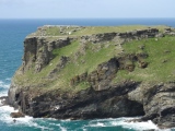 Click for full size image of Tintagel Cliff Castle (PID:198110) Tintagel Cliff Castle