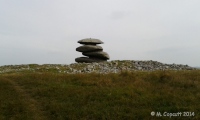 Click for full size image of Showery Tor Ring Cairn (PID:129274) Showery Tor Ring Cairn