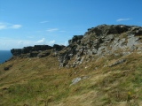 Click for full size image of Tintagel Cliff Castle (PID:112173) Tintagel Cliff Castle
