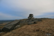Click for full size image of Showery Tor Ring Cairn (PID:146591) Showery Tor Ring Cairn