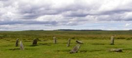 Click for full size image of Nine Stones (Altarnun) (PID:32435) Nine Stones (Altarnun)