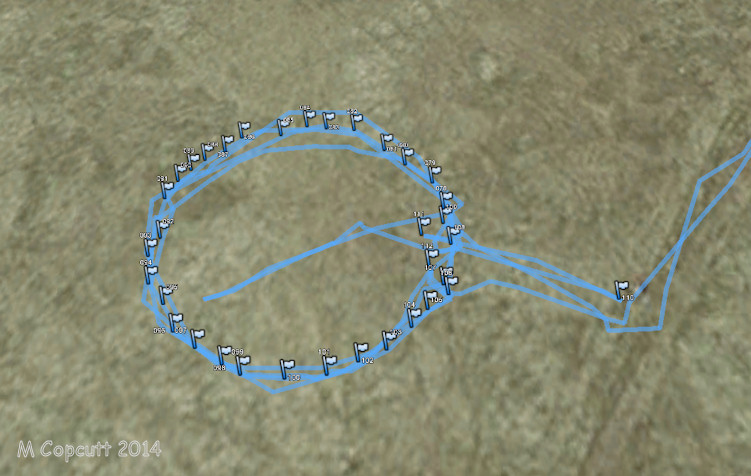 Click for full size image of Sittaford Stone Circle (PID:120615) Sittaford Stone Circle