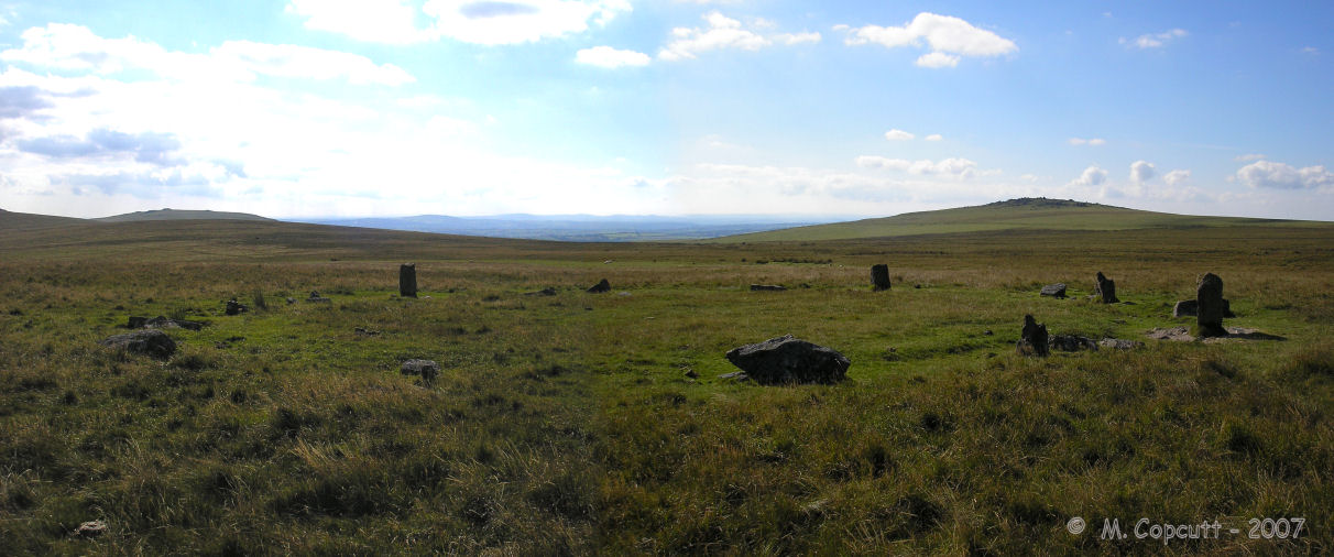Click for full size image of Langstone Moor circle (PID:33080) Langstone Moor circle