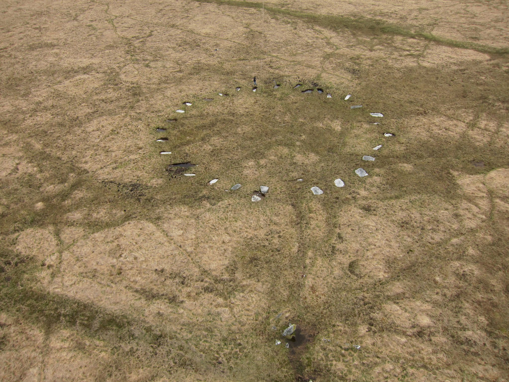 Click for full size image of Sittaford Stone Circle (PID:132685) Sittaford Stone Circle