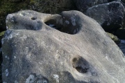 Click for full size image of The Tolmen Stone (Dartmoor) (PID:248701) The Tolmen Stone (Dartmoor)