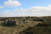 Click for full size image of Hound Tor Ring Cairn (PID:133205) Hound Tor Ring Cairn