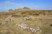 Click for full size image of Hound Tor Ring Cairn (PID:133204) Hound Tor Ring Cairn