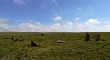 Click for full size image of Langstone Moor circle (PID:235095) Langstone Moor circle