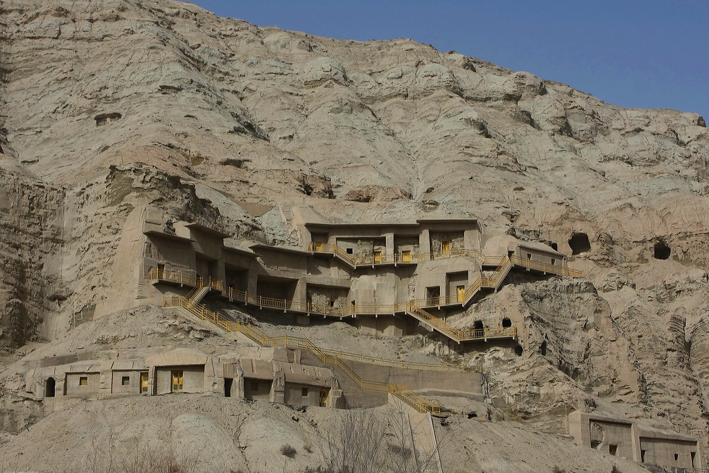 Click for full size image of Kizil Caves of 1000 Buddhas (PID:117544) Kizil Caves of 1000 Buddhas