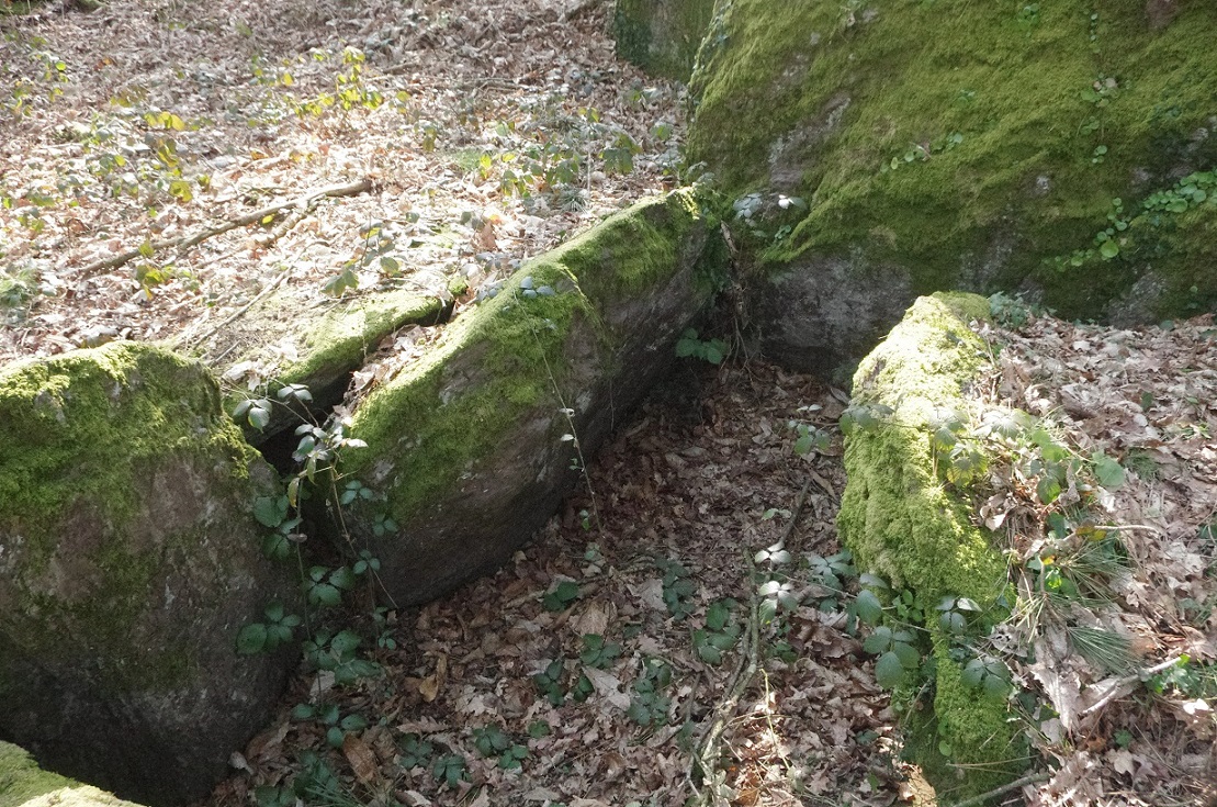 Click for full size image of Allée couverte dite la Roche des Fées (PID:146089) Allée couverte dite la Roche des Fées