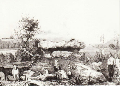Click for full size image of Dolmen dit de la Pierre de Minuit (PID:145940) Dolmen dit de la Pierre de Minuit