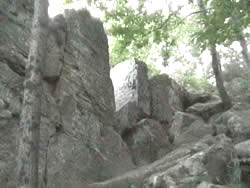 Wall near Rennes-le-Chateau